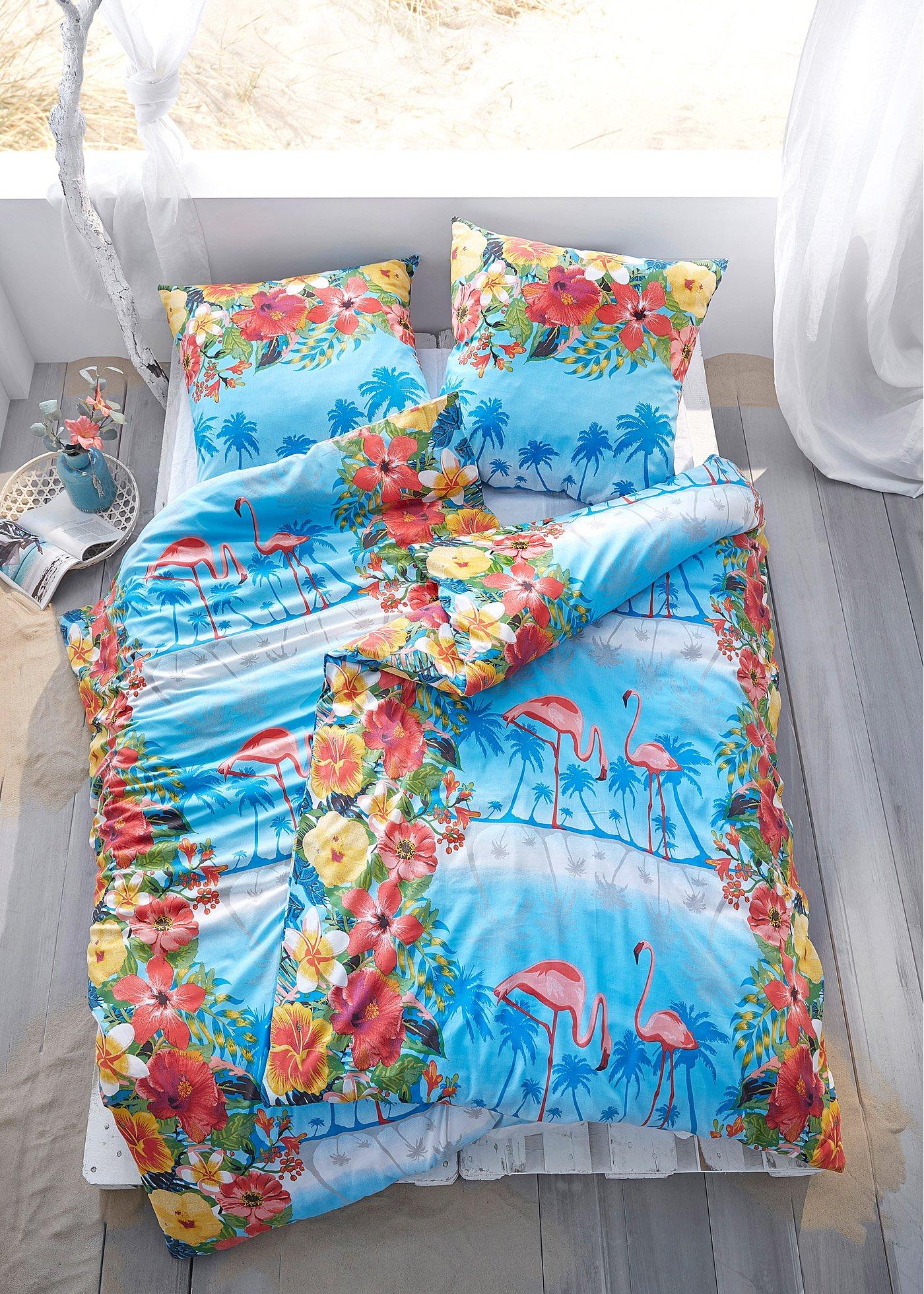 Bonprix Dekbedovertrek Flamingo bonprix kopen in de aanbieding