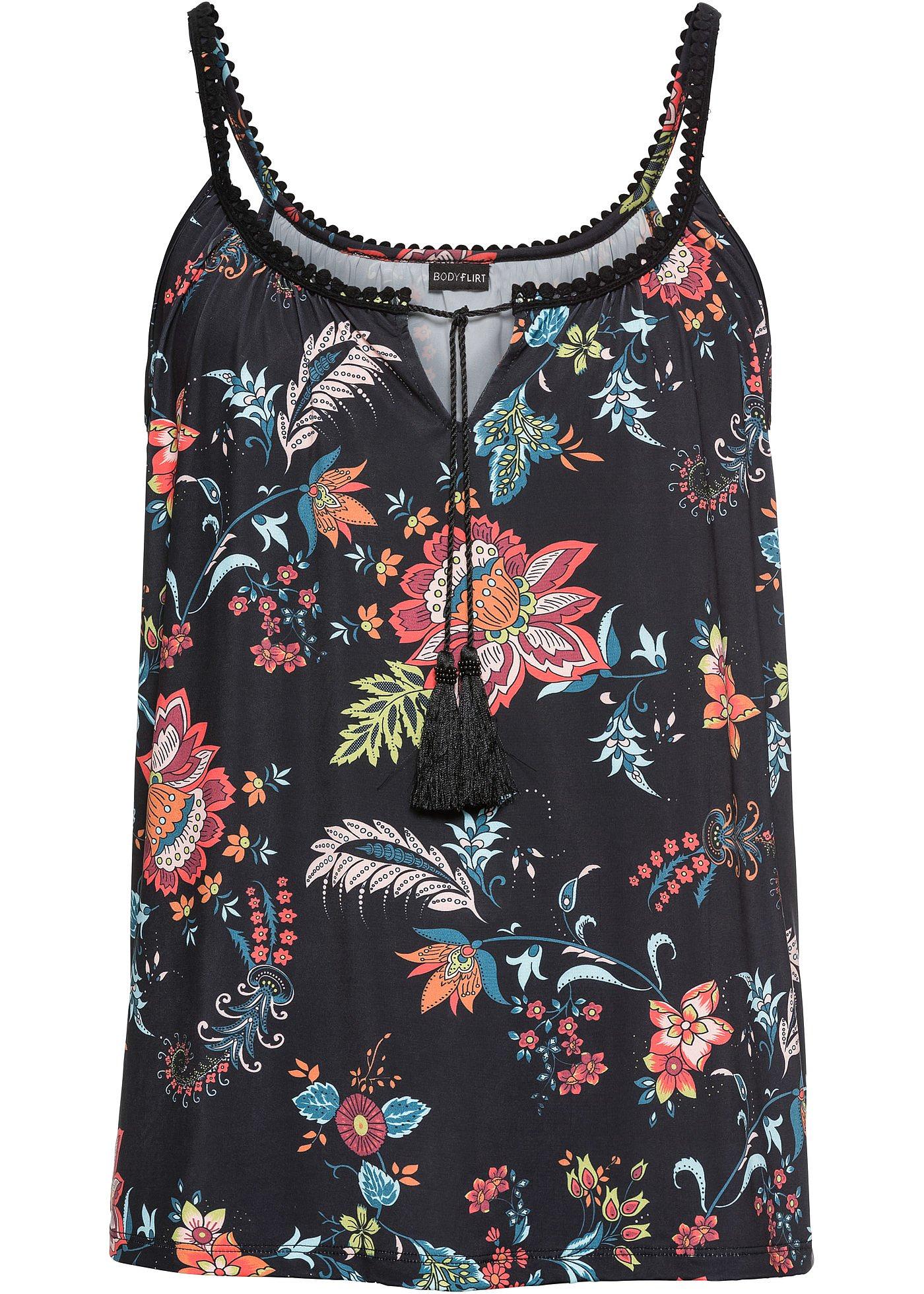 Top met print