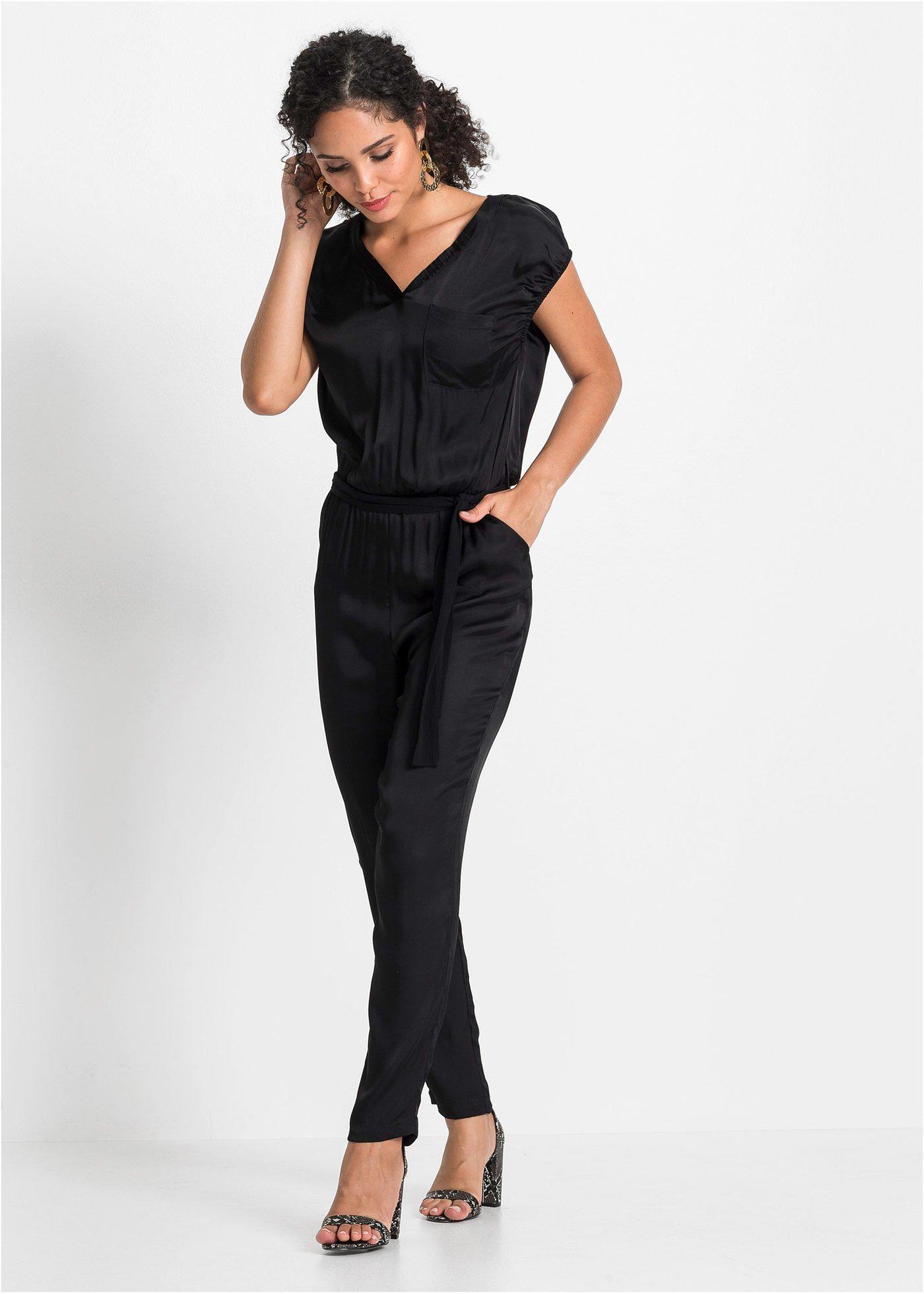 Jumpsuit zwart Dames bonprix.nl