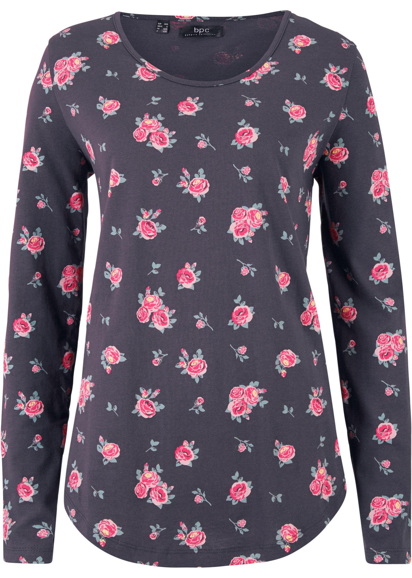 Katoenen longsleeve met print