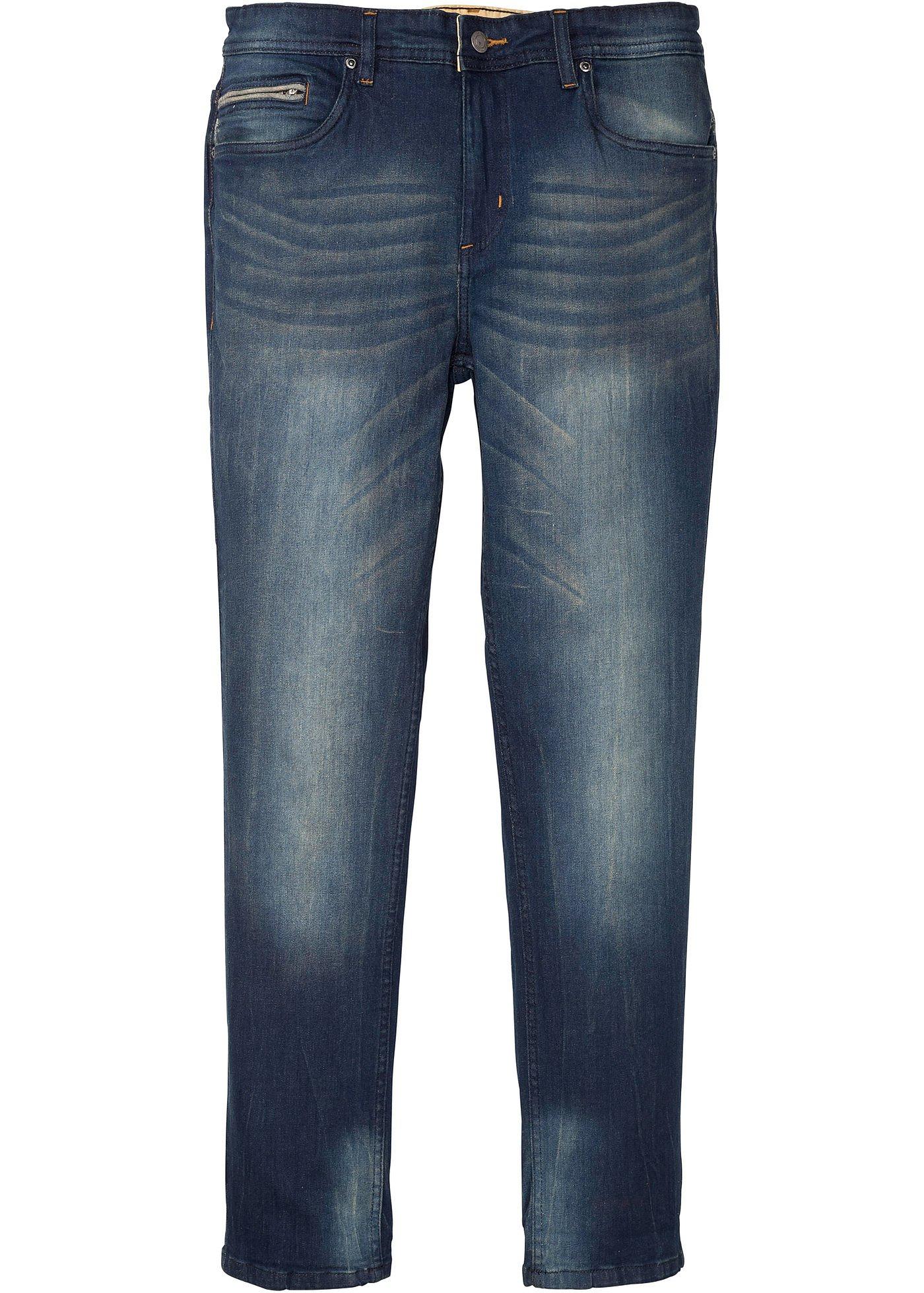 Slim fit stretch jeans, straight