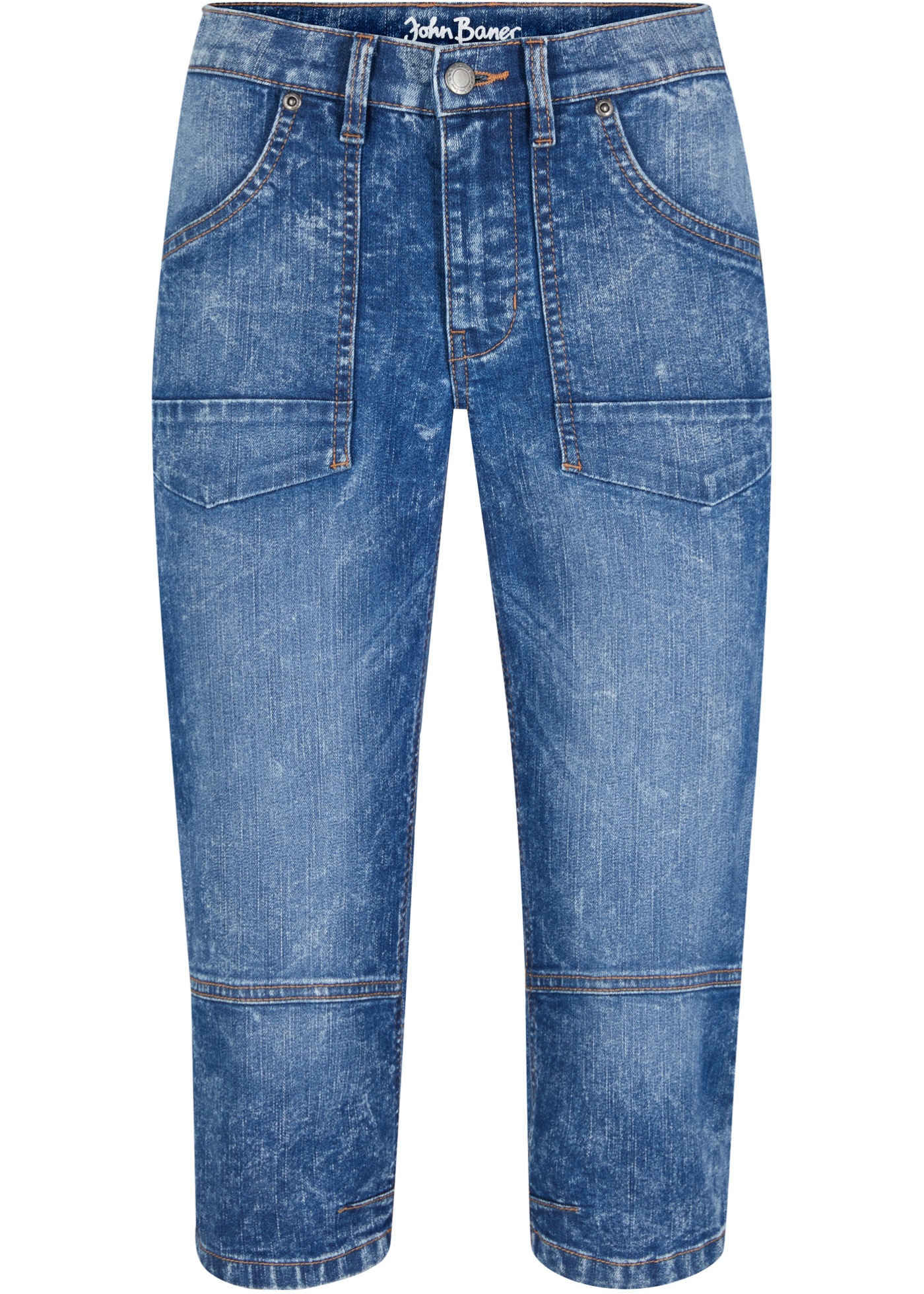 Stretch capri jeans