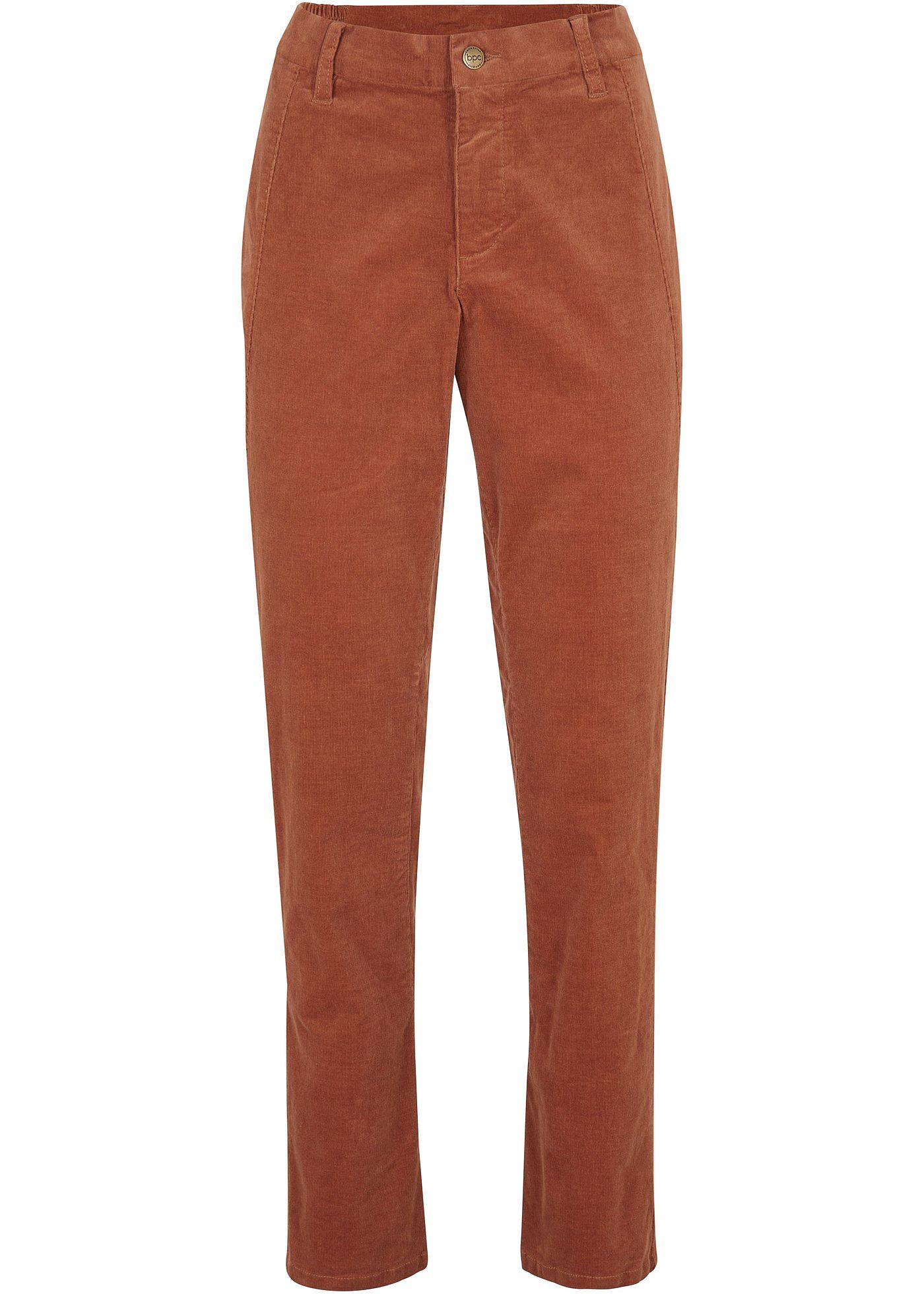 Stretch corduroy broek met comfortband