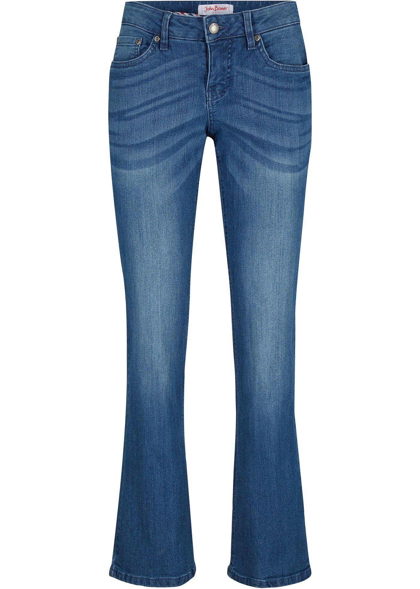 Comfort stretch jeans, bootcut