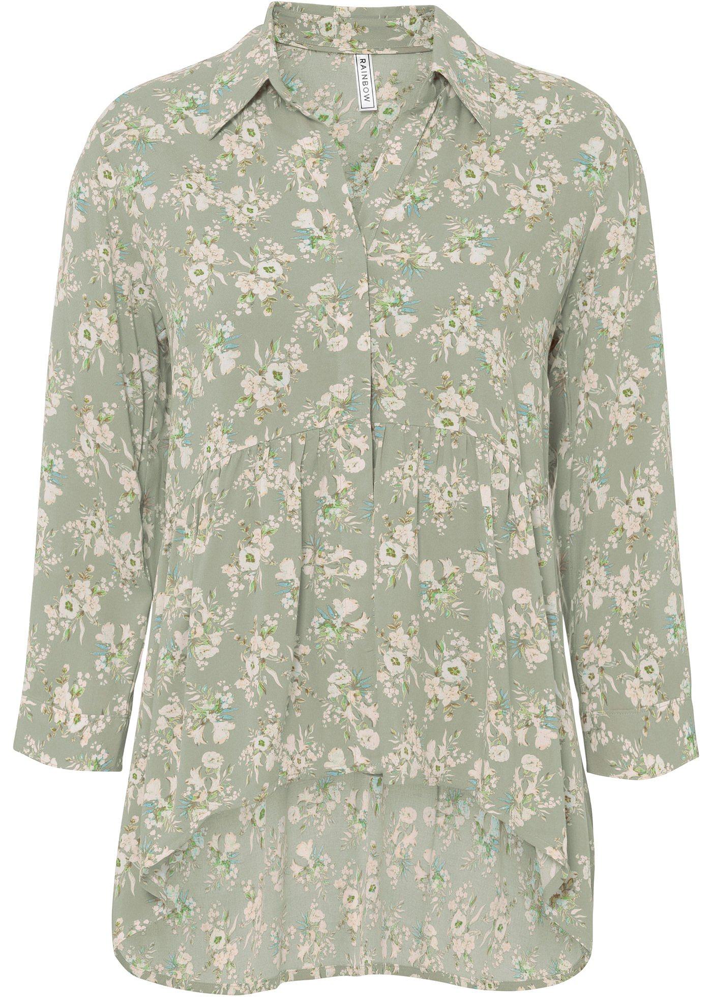 High-low blouse van duurzame viscose