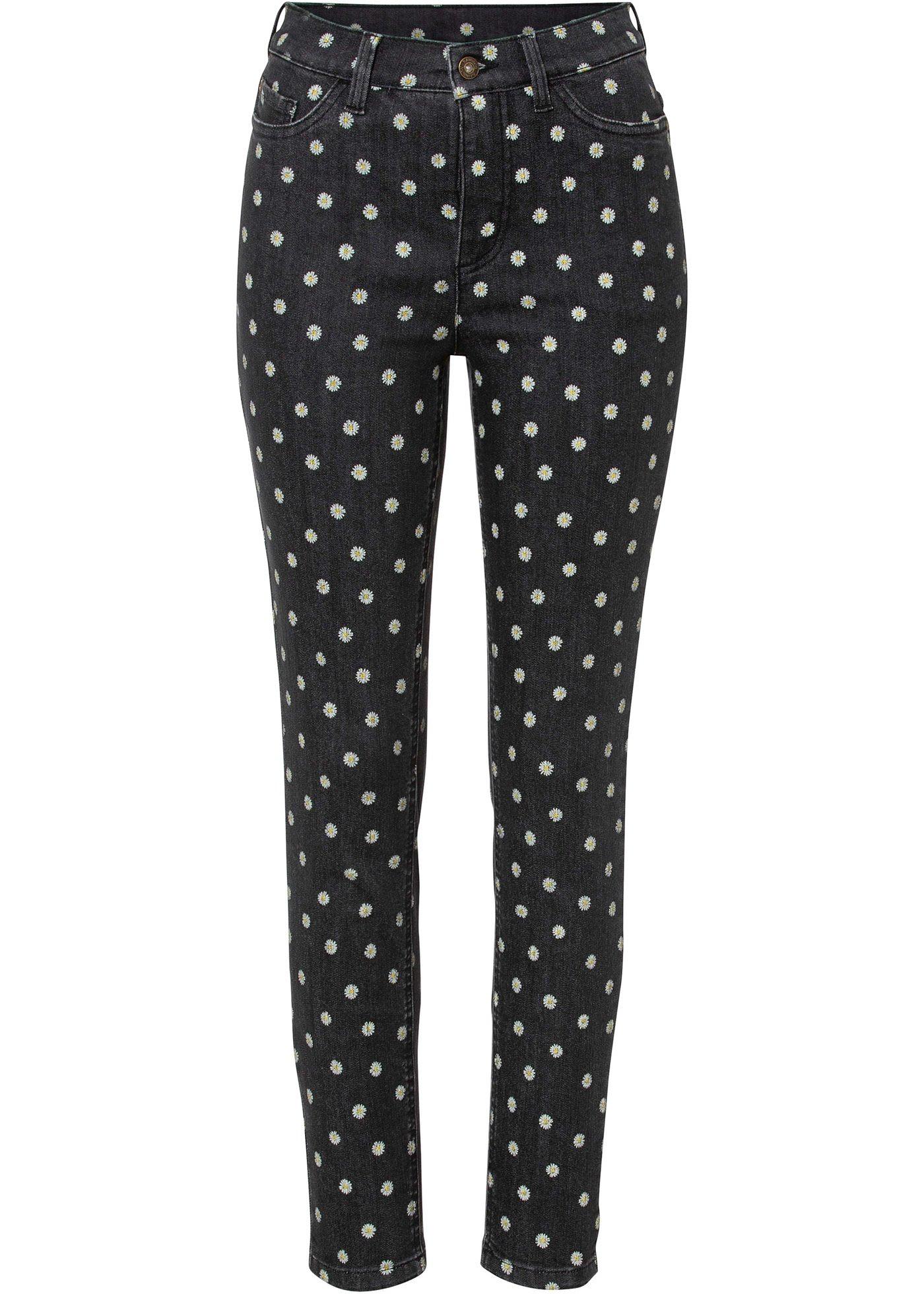 Skinny jeans met print