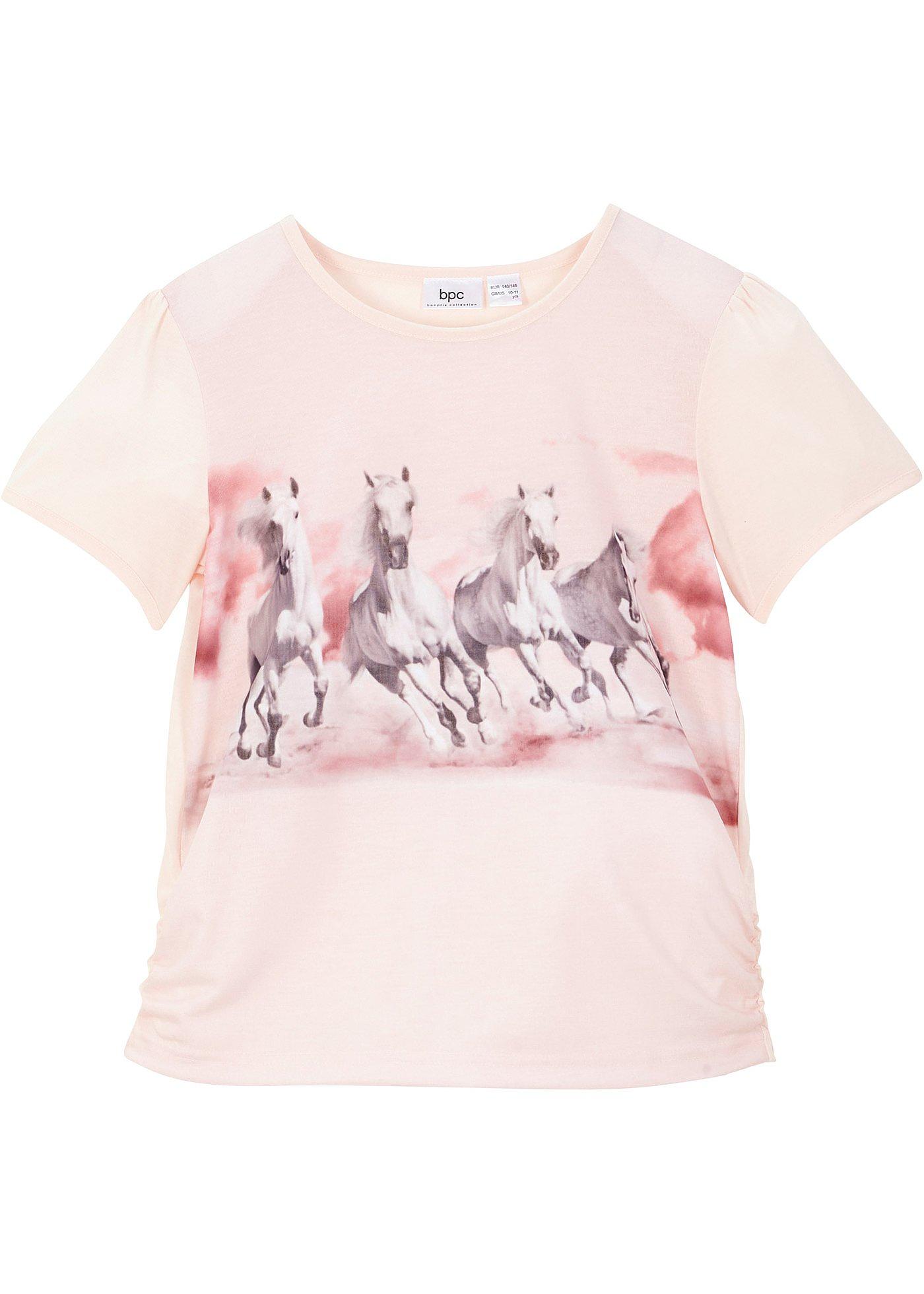 Meisjes T-shirt met paardenprint