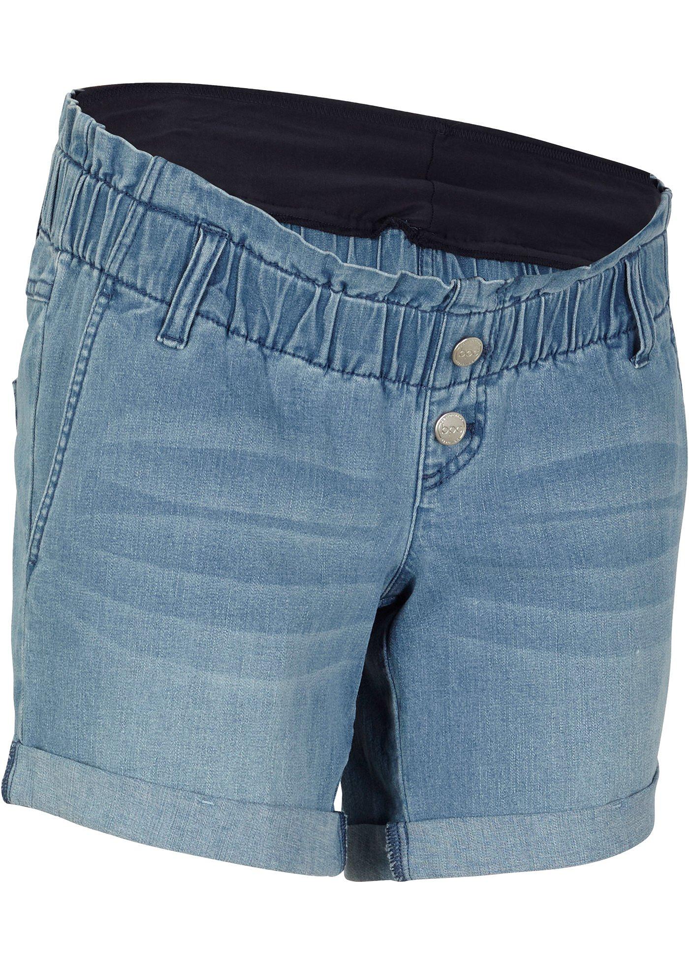 Zwangerschaps paperbag jeansshort