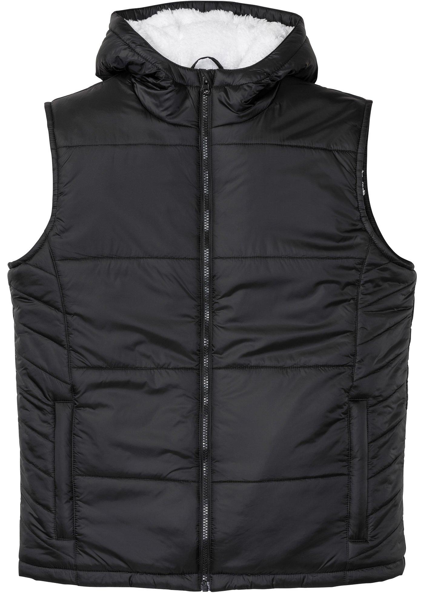 Outdoor bodywarmer met teddy voering