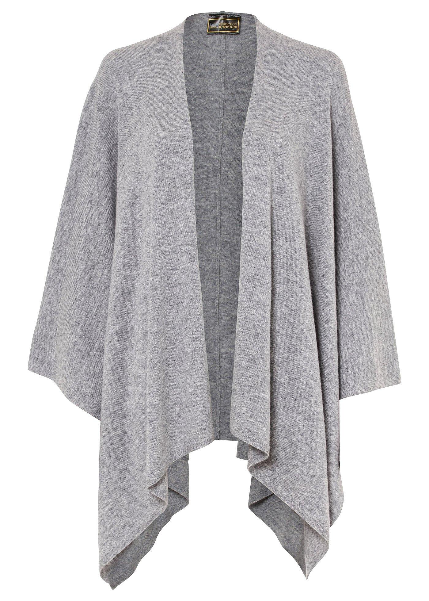 Wollen poncho met Good Cashmere Standard®