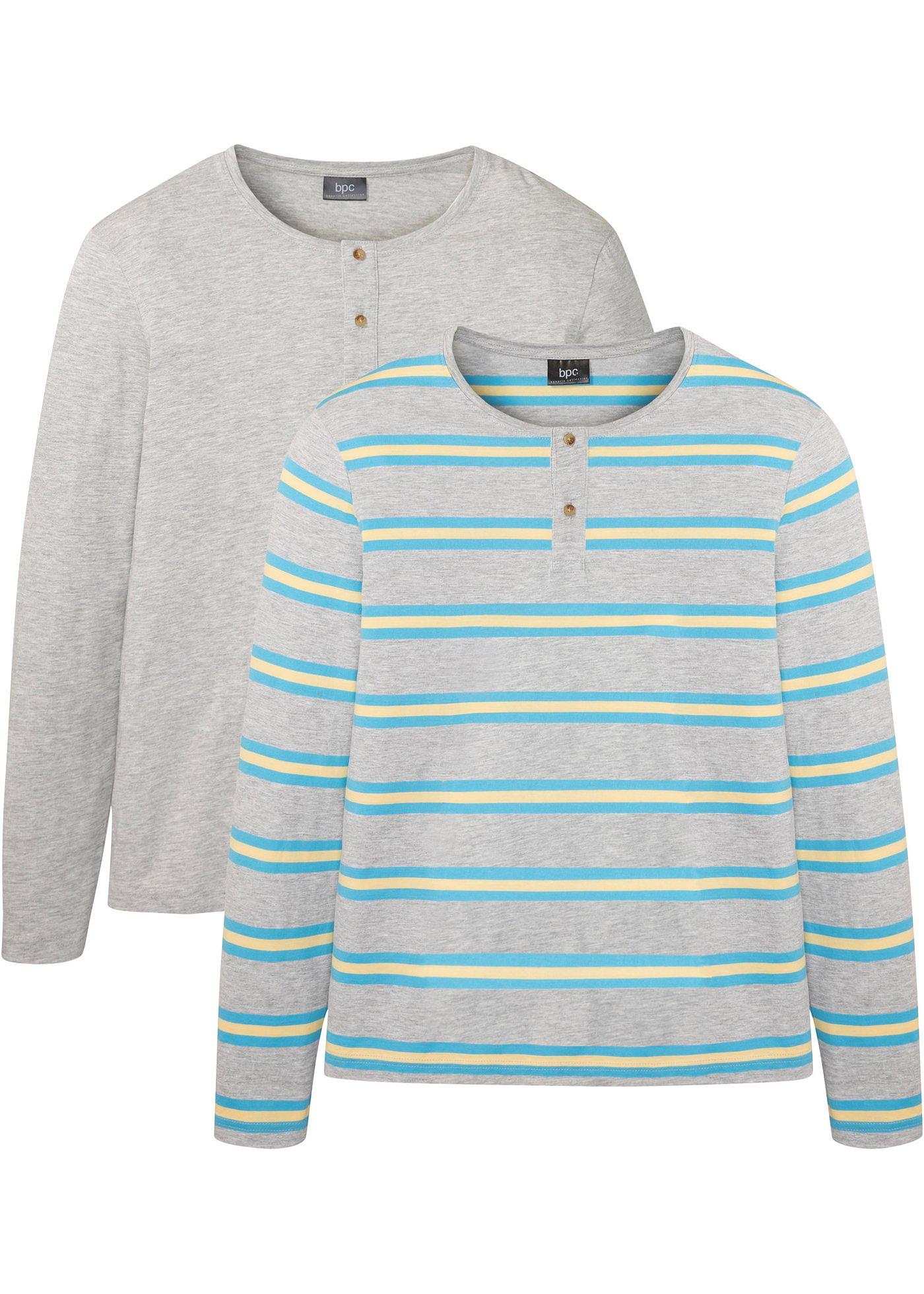 Henley shirt (set van 2)