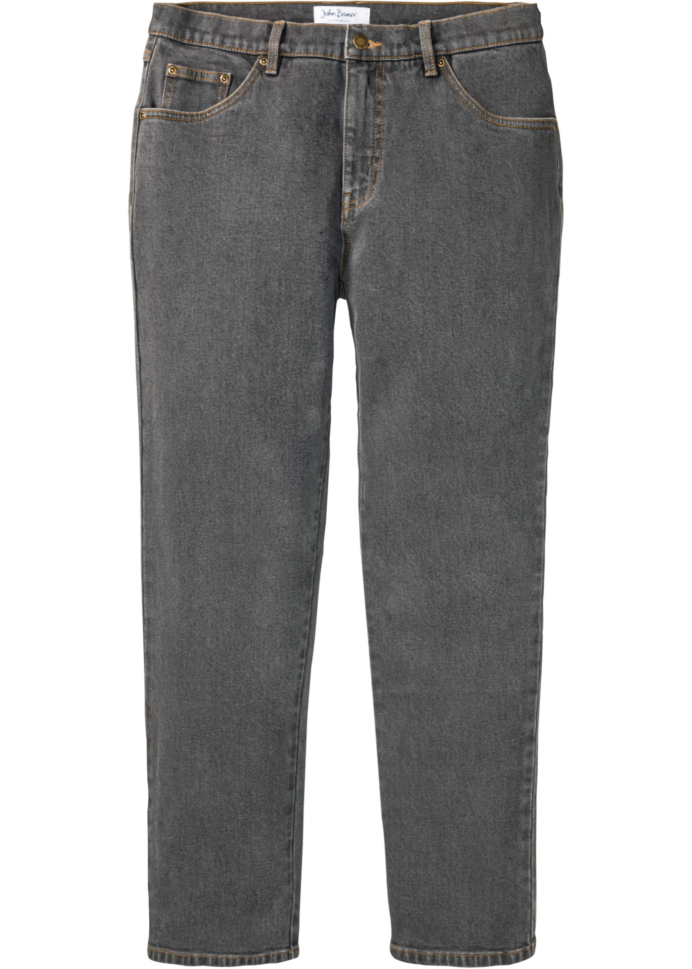 Classic fit stretch jeans, straight