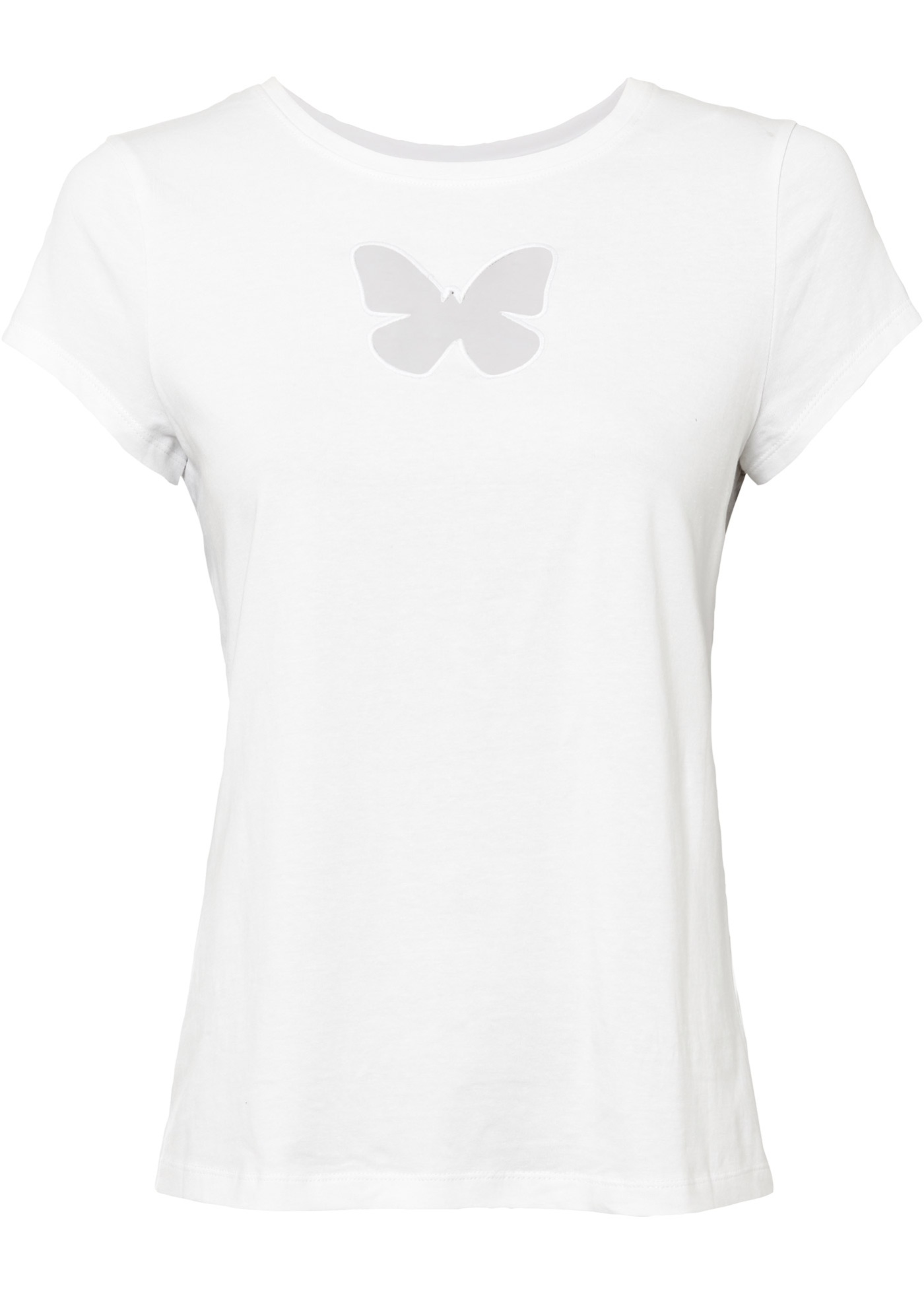 T-shirt met vlinder cut-out