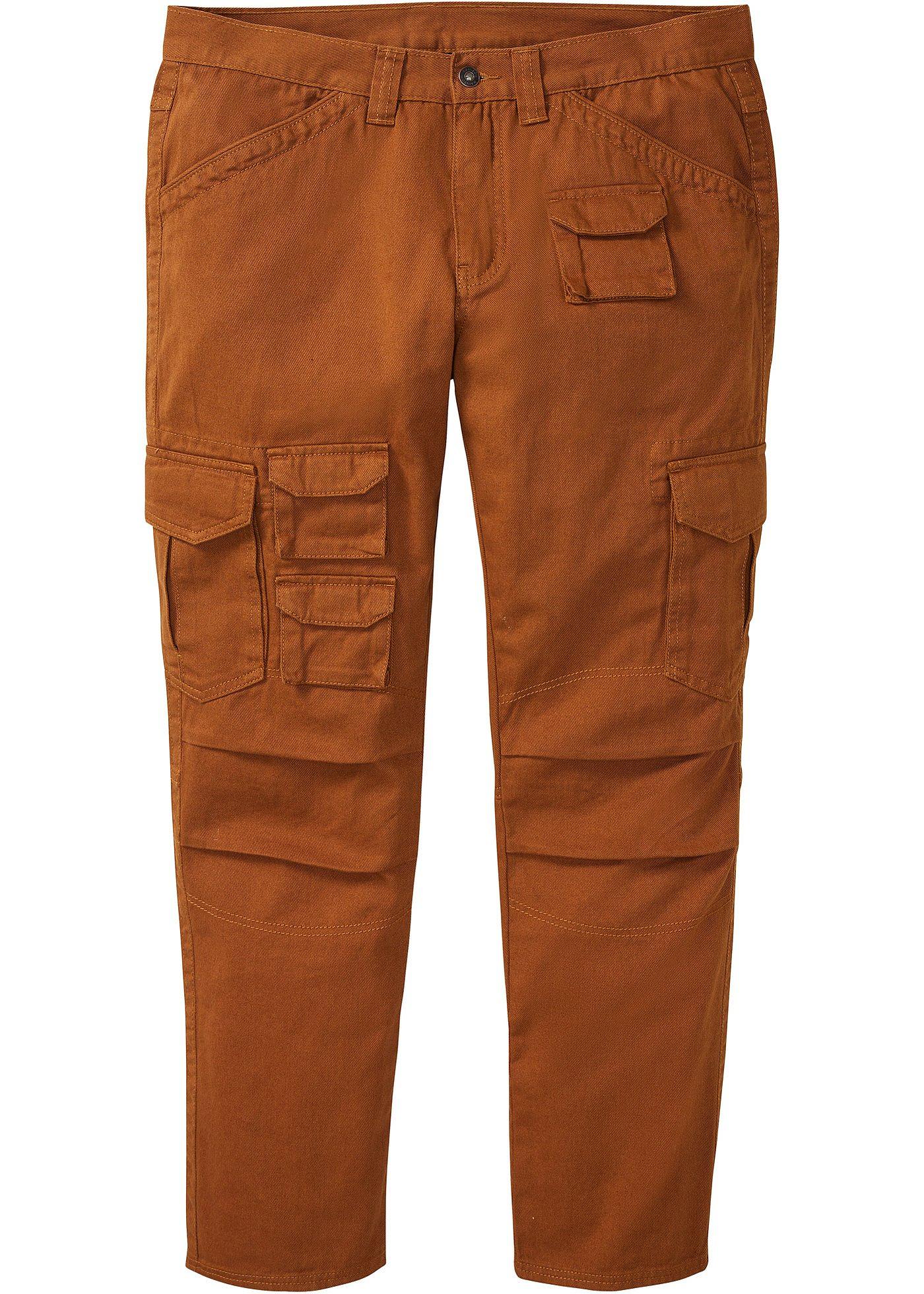 Loose fit cargo broek, straight