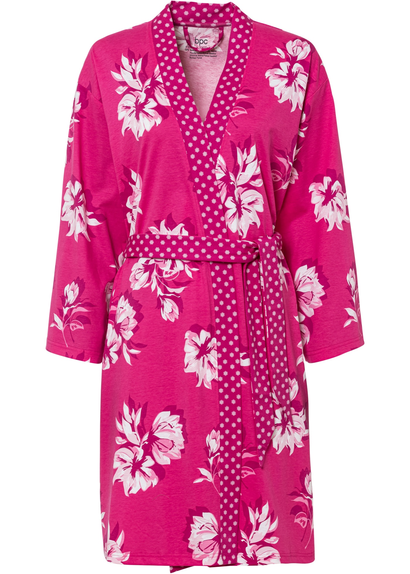 Kimono badjas van shirtstof