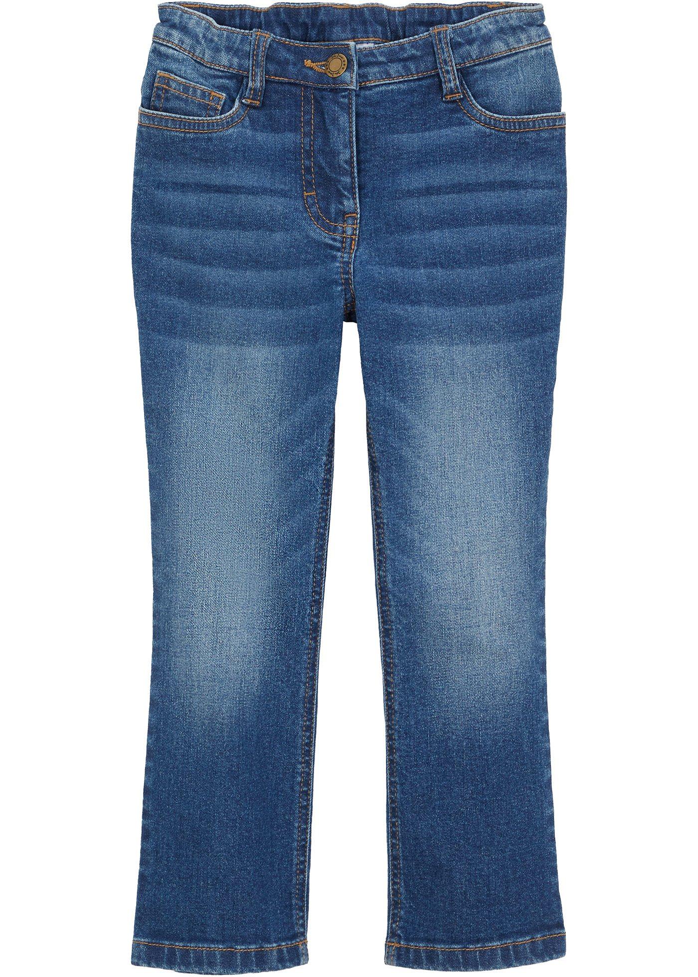 Meisjes bootcut jeans met biologisch katoen