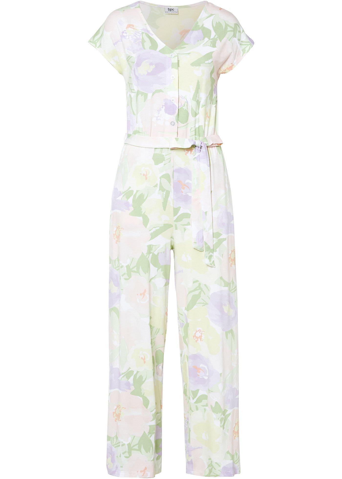 Jersey jumpsuit met zakken