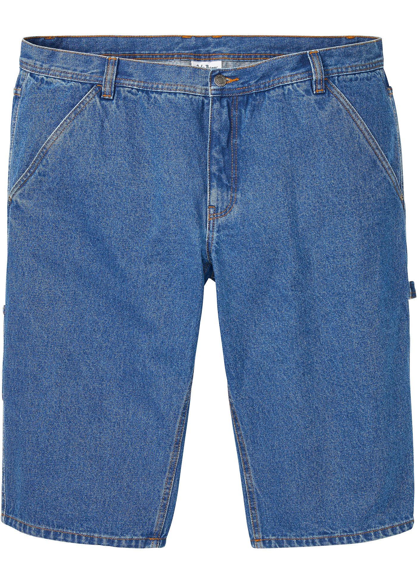 Lange jeans bermuda, loose fit