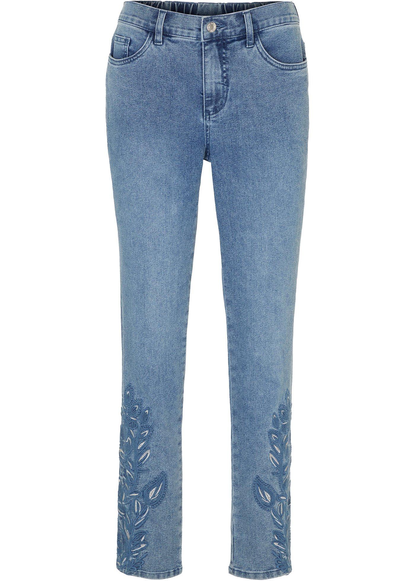 Jeans met borduursel