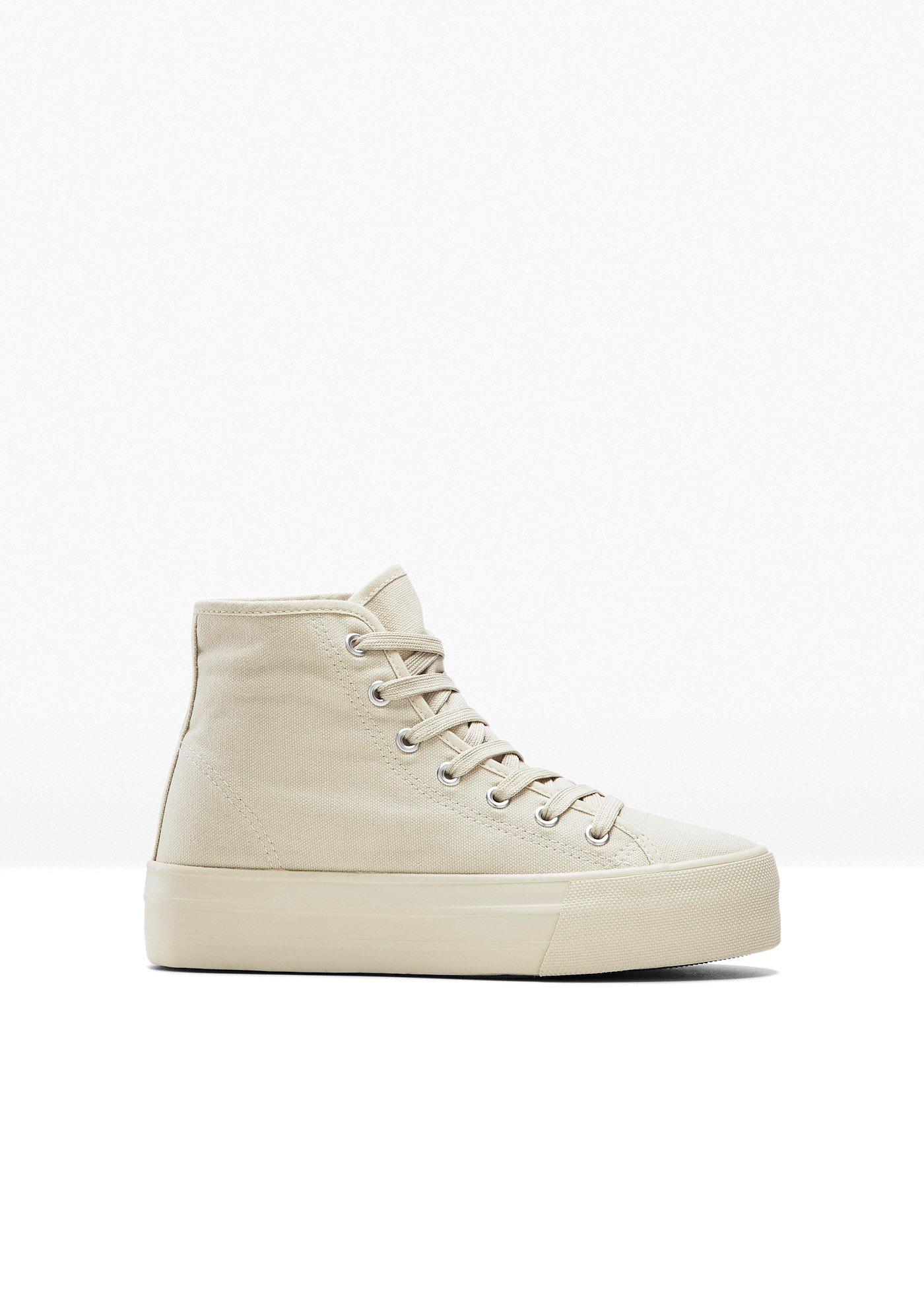 Hoge plateau sneakers