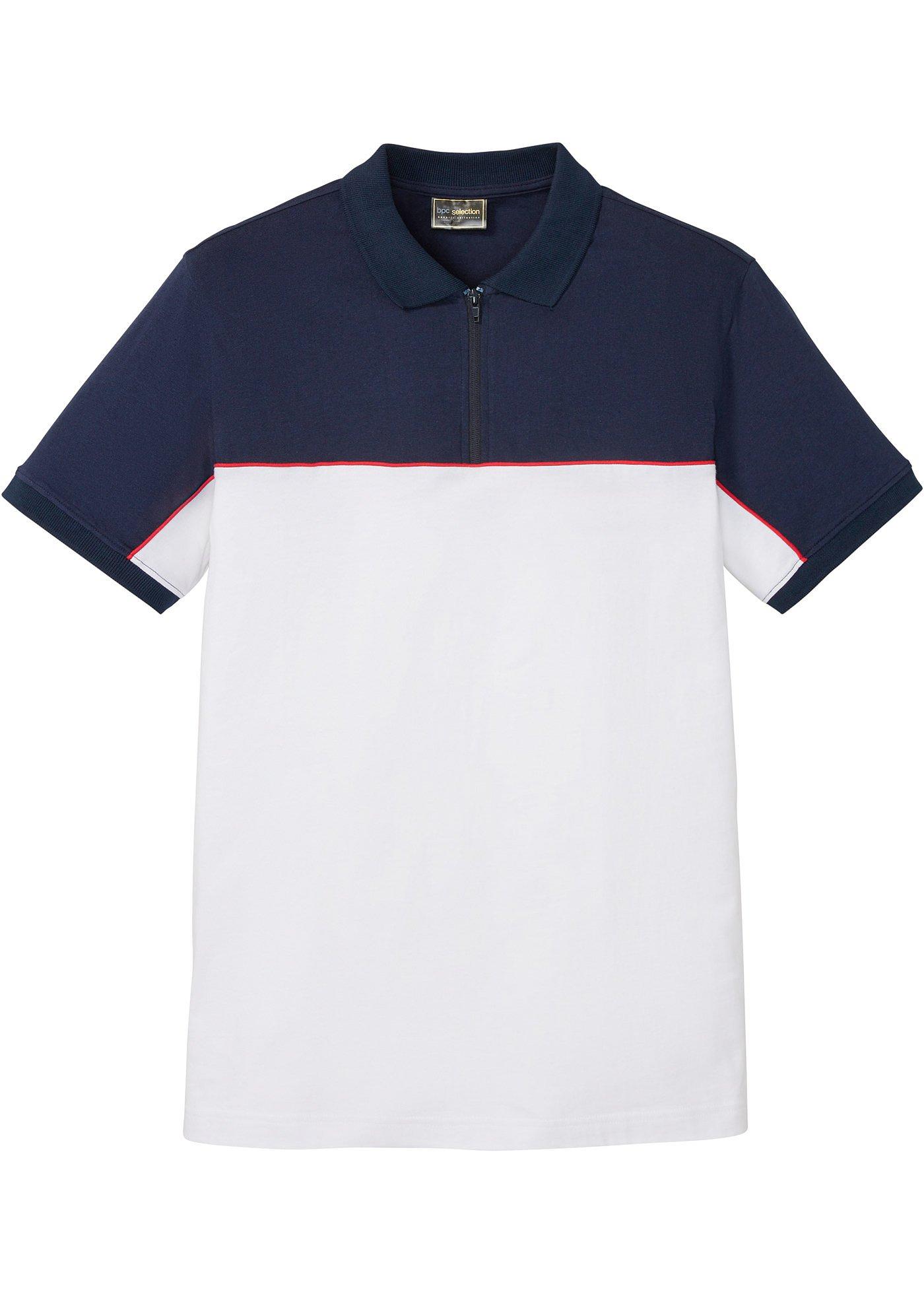 Poloshirt met ritssluiting