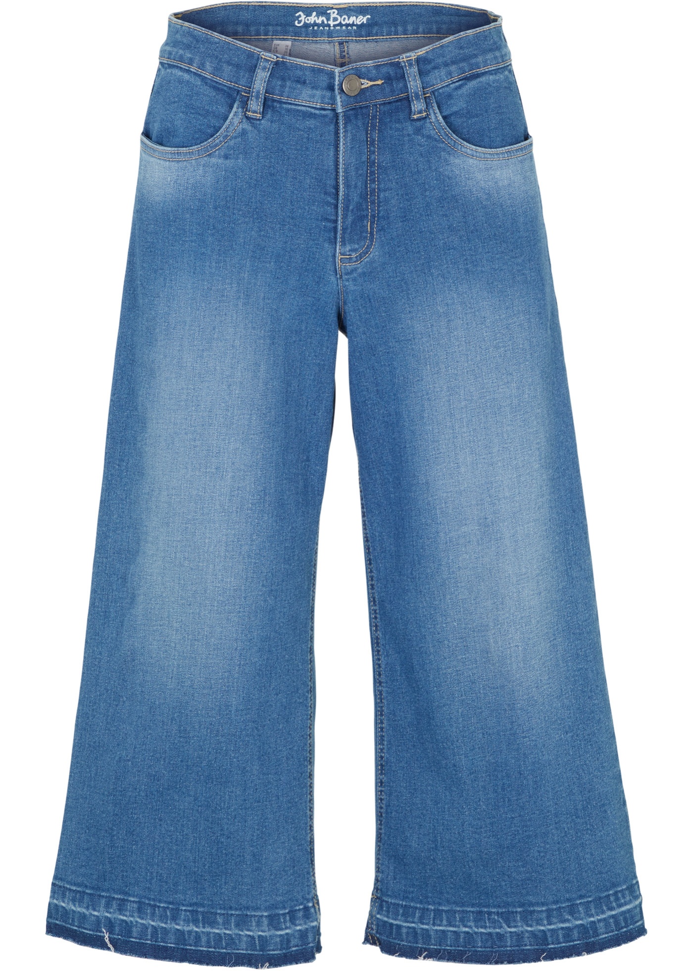 Capri stretch jeans, culotte