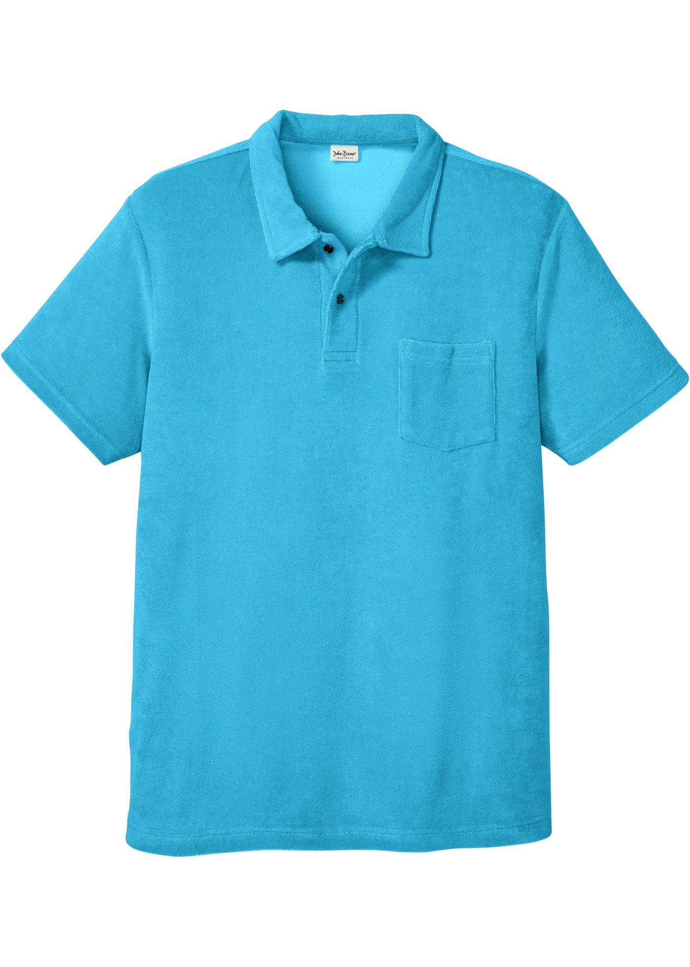 Poloshirt van zacht frotté, korte mouw