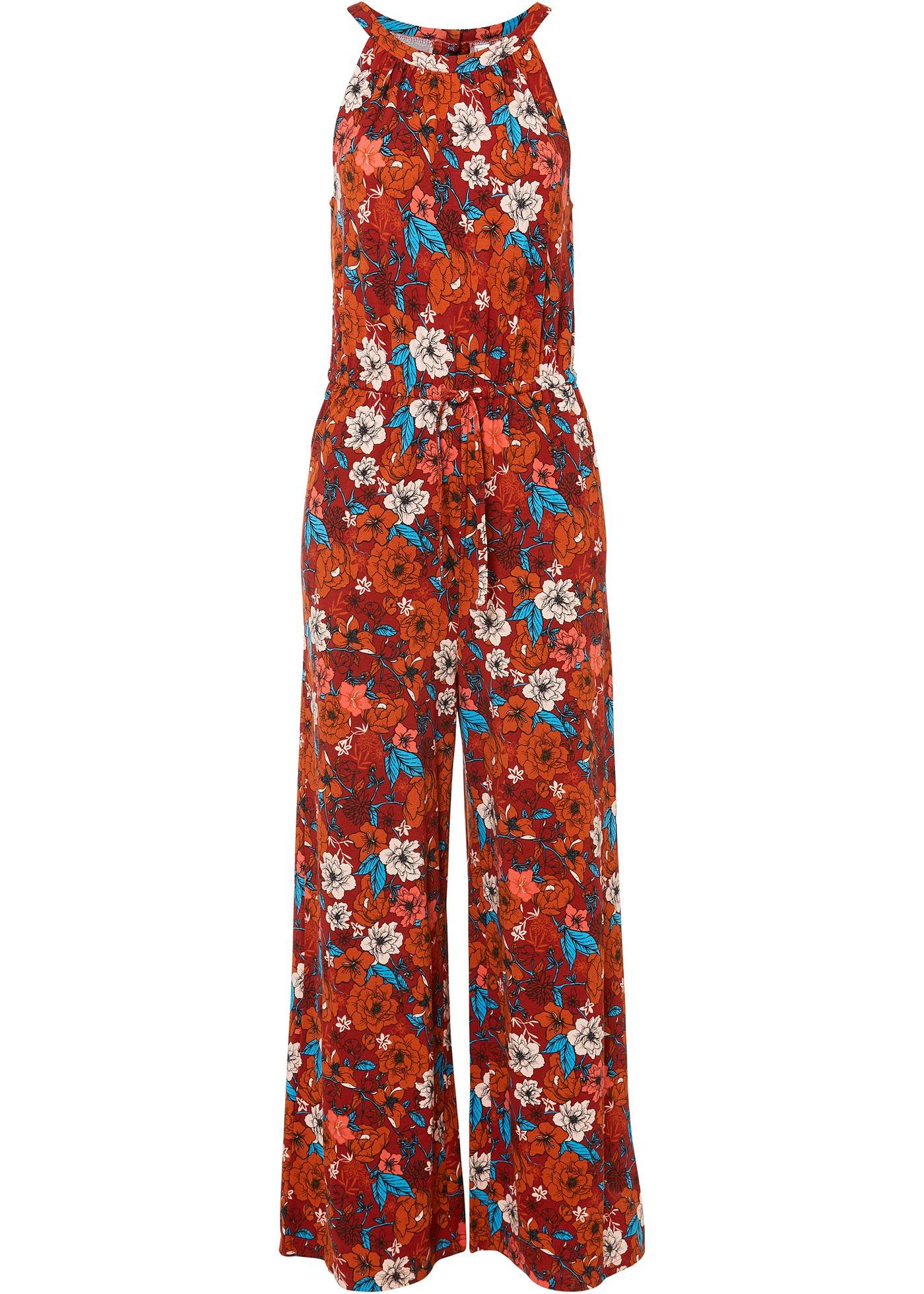 Jersey jumpsuit van viscose