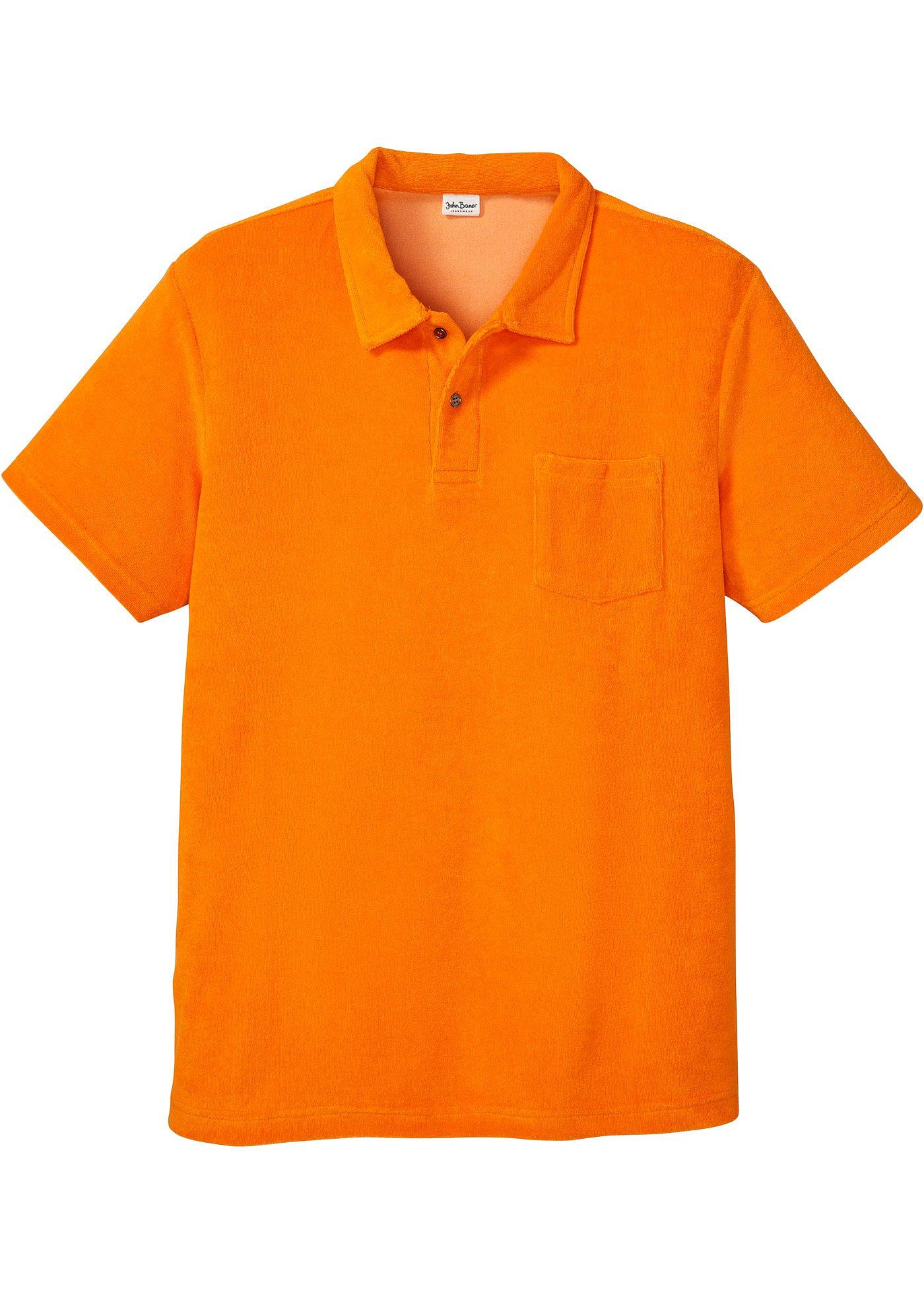 Poloshirt van zacht frotté, korte mouw