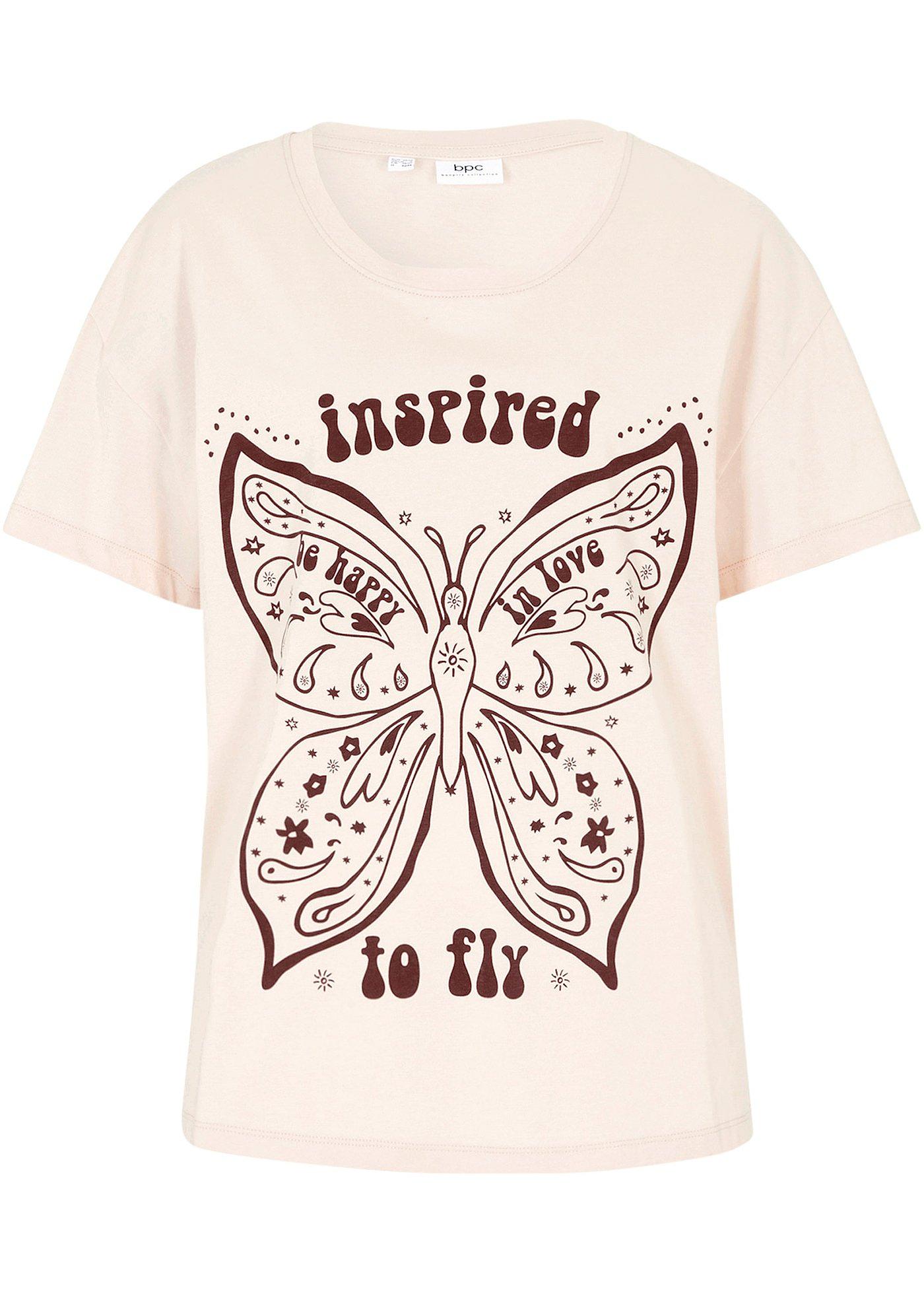 Katoenen T-shirt met print