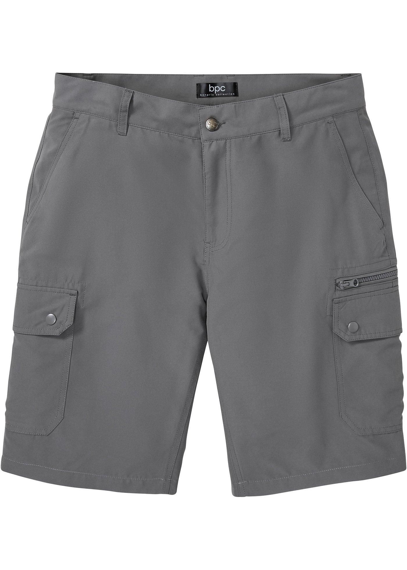 Microvezel cargo bermuda met comfort fit, regular fit