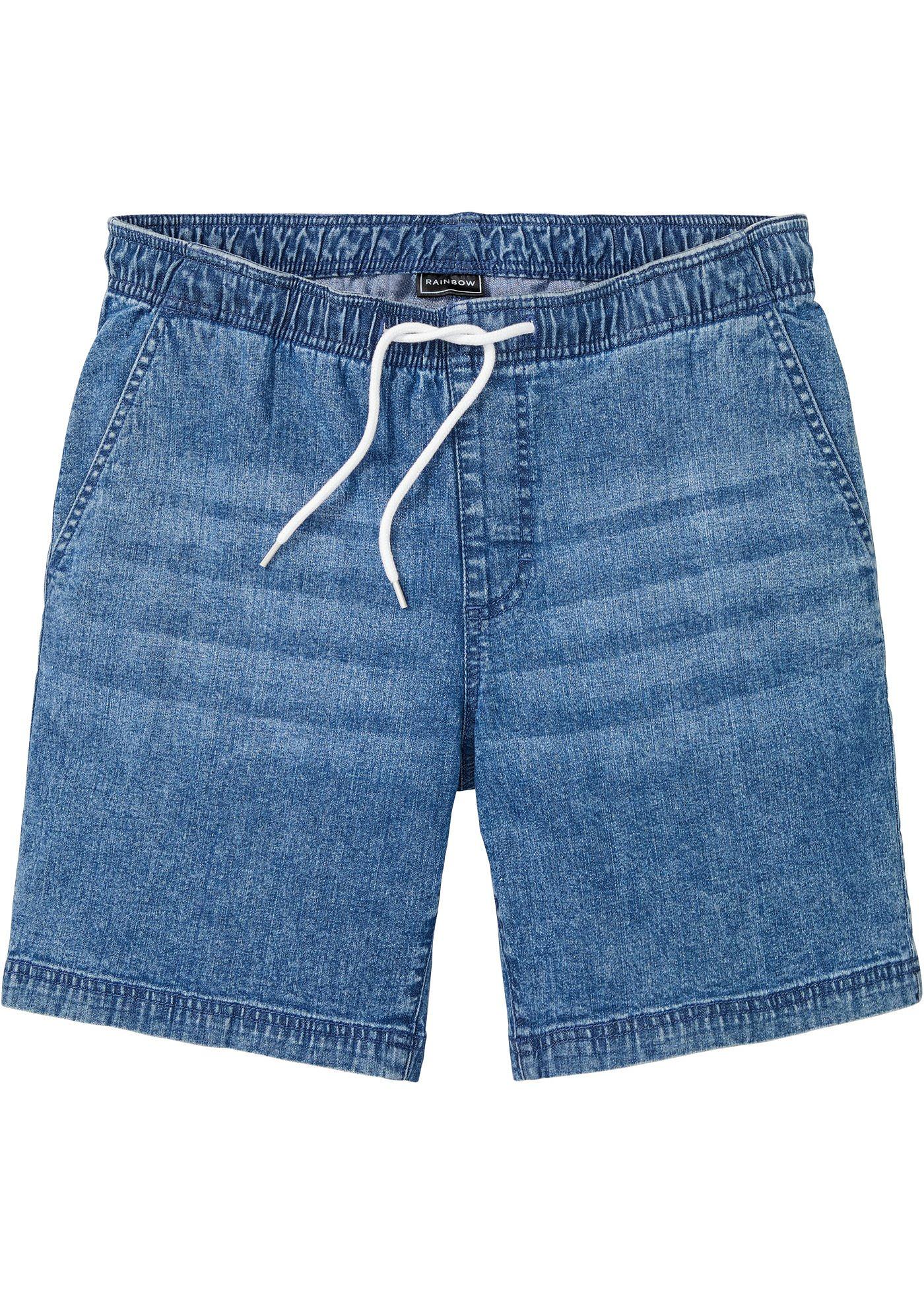 Stretch jeans short, slim fit