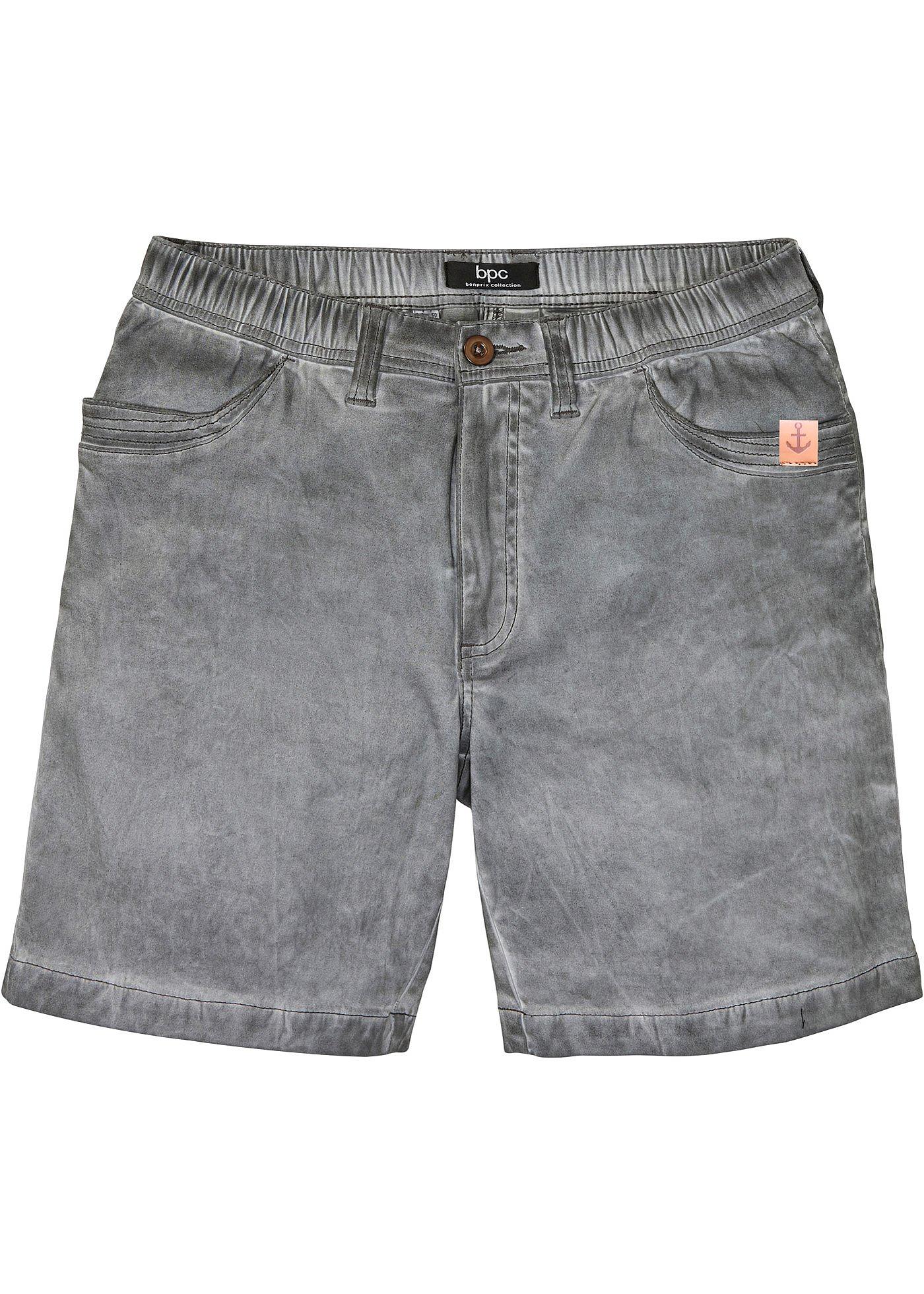 Stretch short in washed out look, regular fit