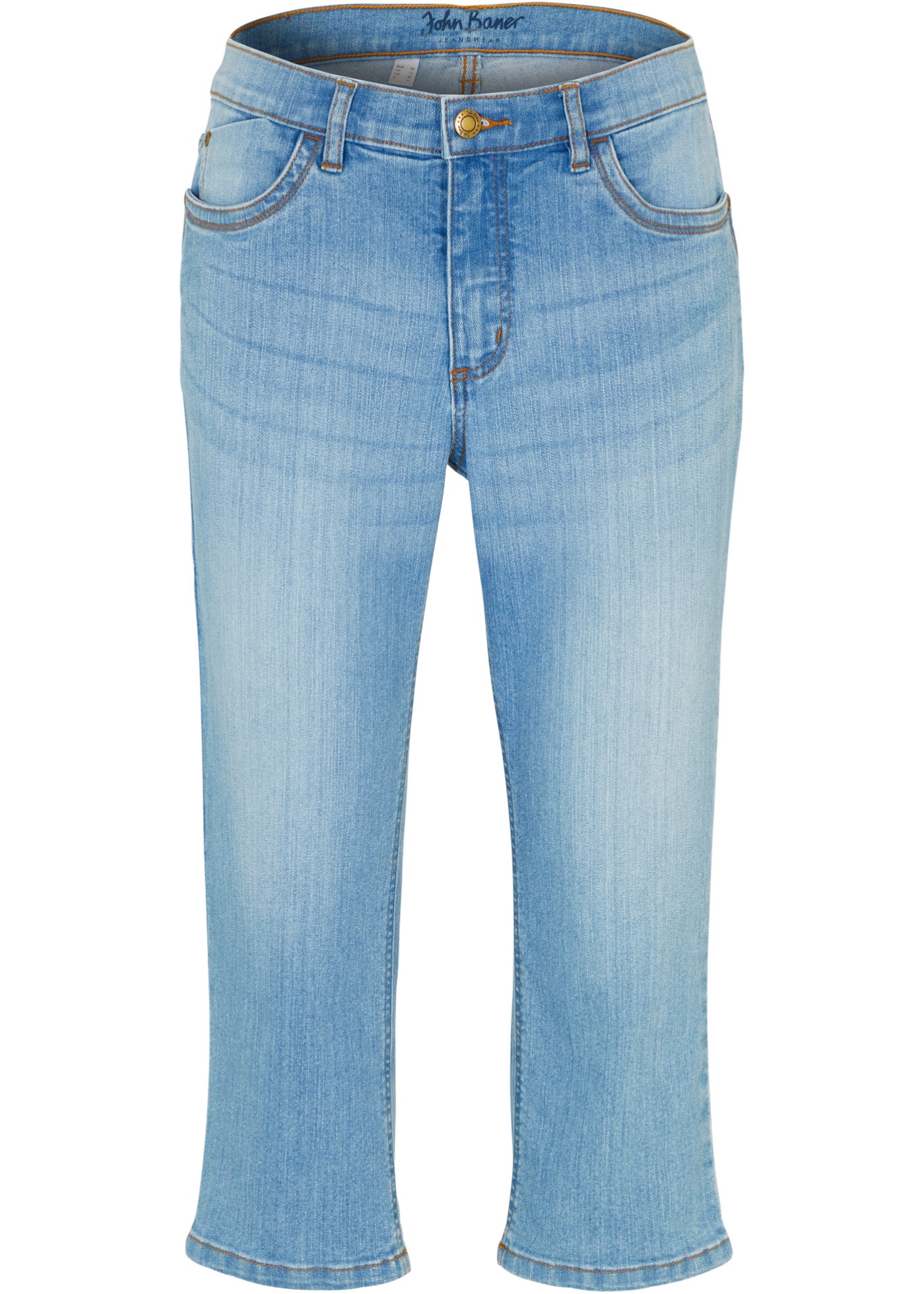 Stretch capri jeans