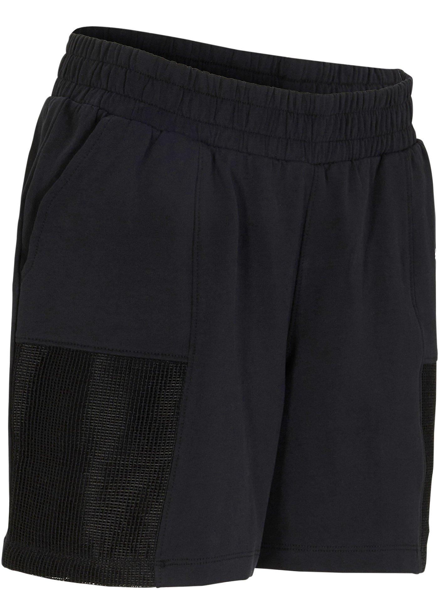 Sweat short met mesh