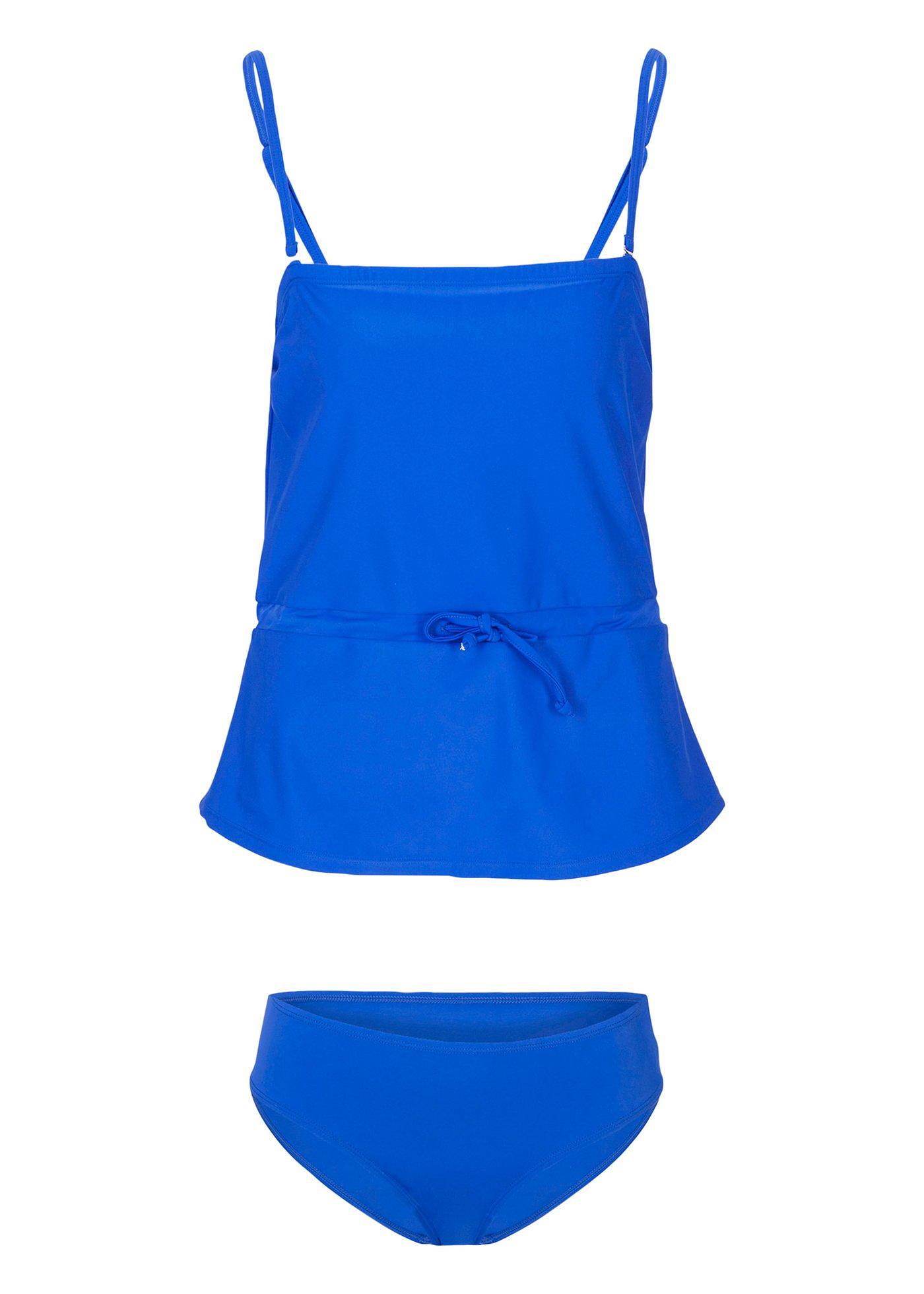 Tankini met gerecycled polyamide (2-dlg. set)