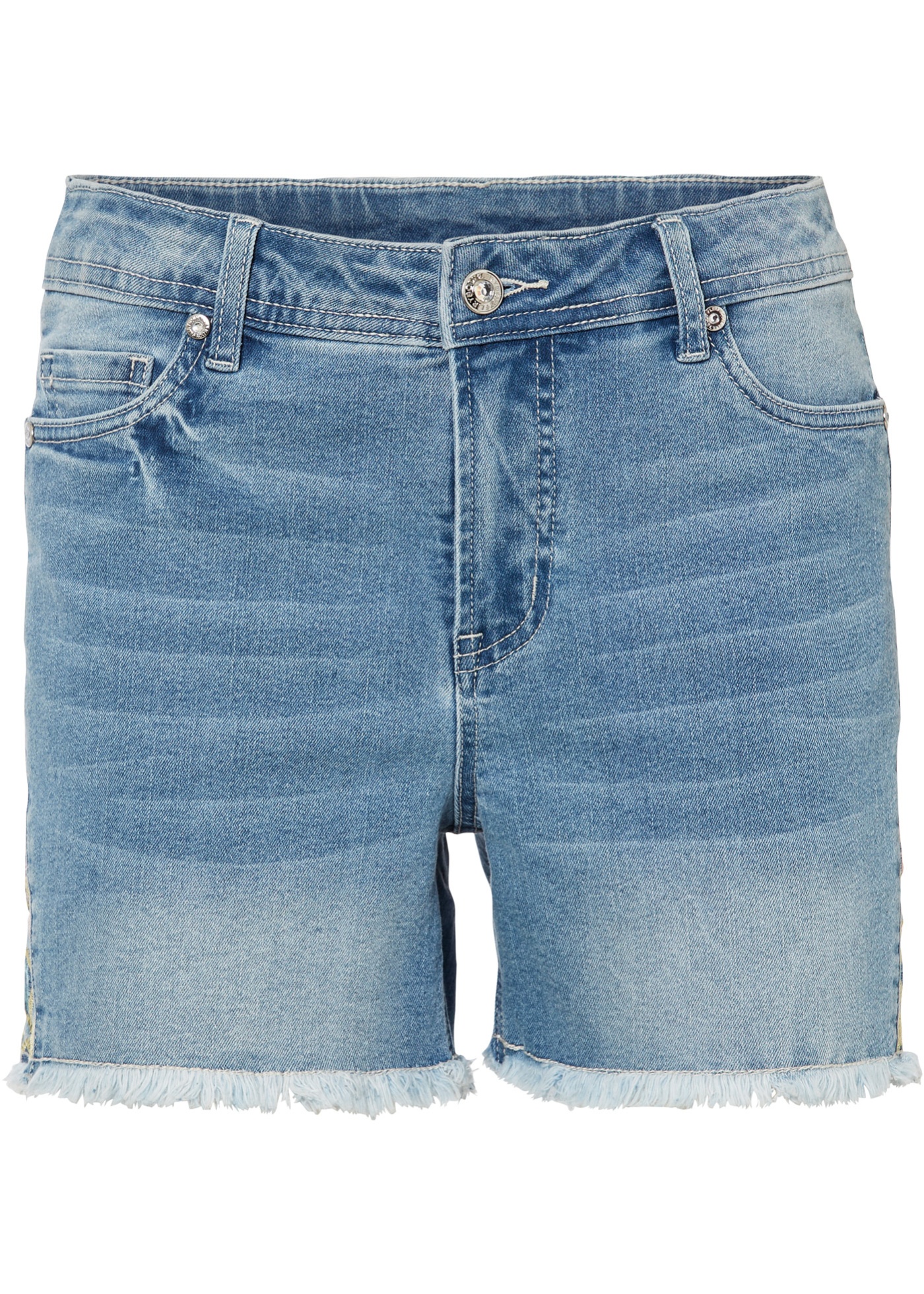 Jeans short met borduursel