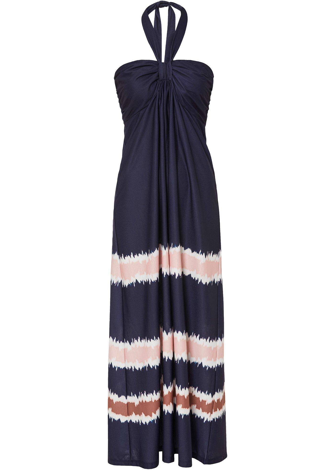 Maxi jurk met batikprint