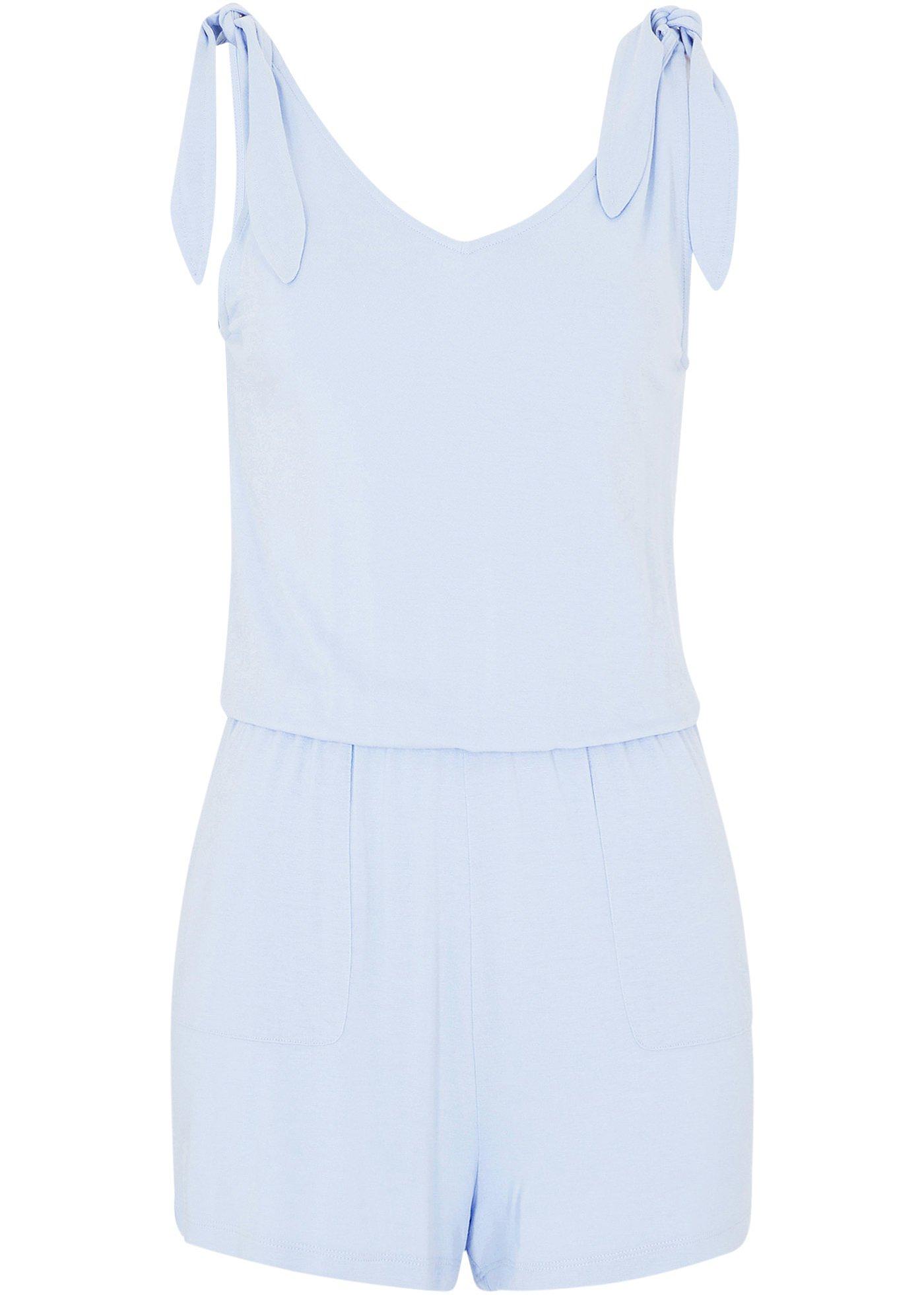 Jersey playsuit van viscose