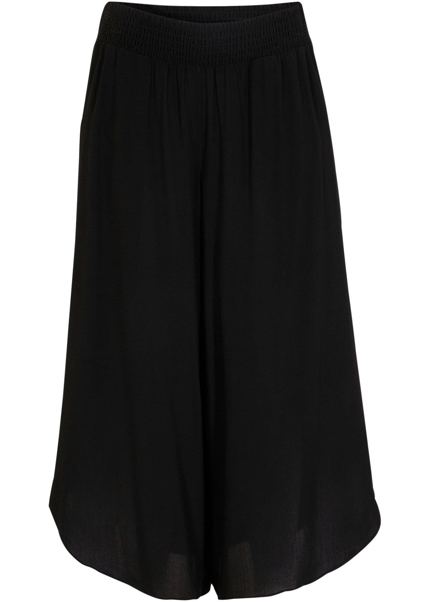 Culotte met comfortband van viscose