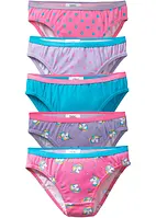 Meisjes slip (set van 5), bonprix