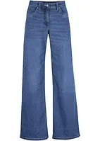 Stretch jeans met extra wijde pijpen en comfortband, bonprix