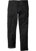 Regular fit stretch cargo thermobroek, straight, bpc bonprix collection