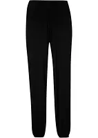 Viscose broek met gesmokte band en elastische boordjes, bonprix