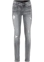 Skinny jeans met destroyed effecten, bonprix