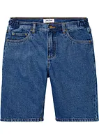 Jeans bermuda met elastiek opzij, classic fit, bonprix