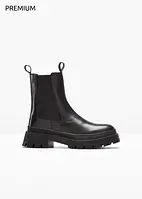 Chelsea boots van leer, bonprix