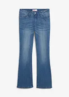 Mid waist stretch jeans, bootcut, bonprix