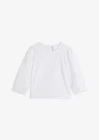 Blouse met broderie anglaise, bonprix