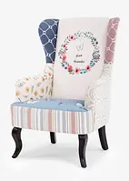 Oorfauteuil met speelse print, bonprix